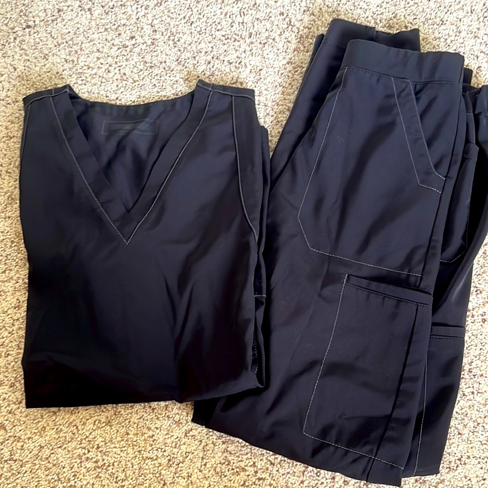 Wonderwink HP Scrub Set Black (TOP:S + PANTS: XS)